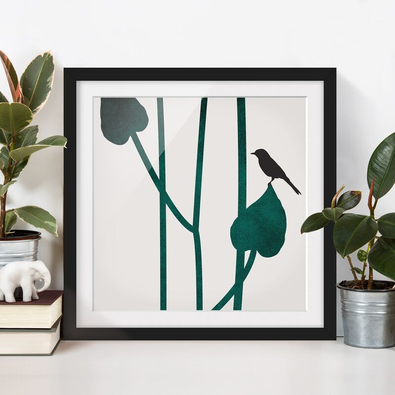 Póster enmarcado - Mondo vegetale grafico - Uccellino su una foglia Dimensión LxA: 30cm x 30cm, Marco: Negro
Póster enmarcado - Mondo vegetale grafico - Uccellino su una foglia Dimensión LxA: 30cm x 30cm, Marco: Negro