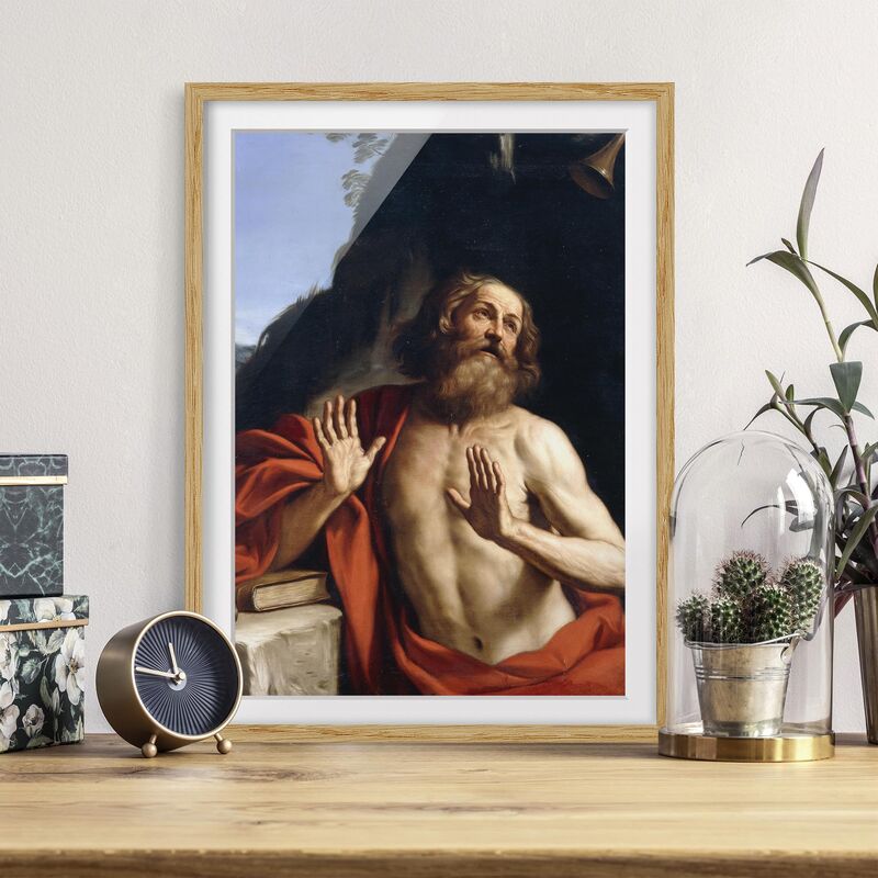 Póster enmarcado - Guercino - Saint Jerome In The Wilderness Dimensión LxA: 70cm x 50cm, Marco: Roble
Póster enmarcado - Guercino - Saint Jerome In The Wilderness Dimensión LxA: 70cm x 50cm, Marco: Roble