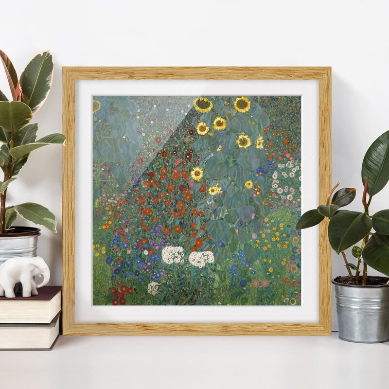 Póster enmarcado - Gustav Klimt - Giardino Girasoli Dimensión LxA: 20cm x 20cm, Marco: Roble
Póster enmarcado - Gustav Klimt - Giardino Girasoli Dimensión LxA: 20cm x 20cm, Marco: Roble