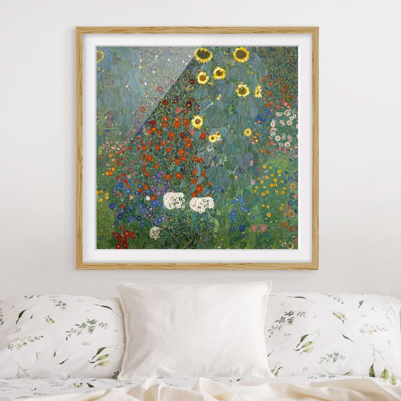 Póster enmarcado - Gustav Klimt - Garden Sunflowers Dimensión LxA: 50cm x 50cm, Marco: Roble
Póster enmarcado - Gustav Klimt - Garden Sunflowers Dimensión LxA: 50cm x 50cm, Marco: Roble