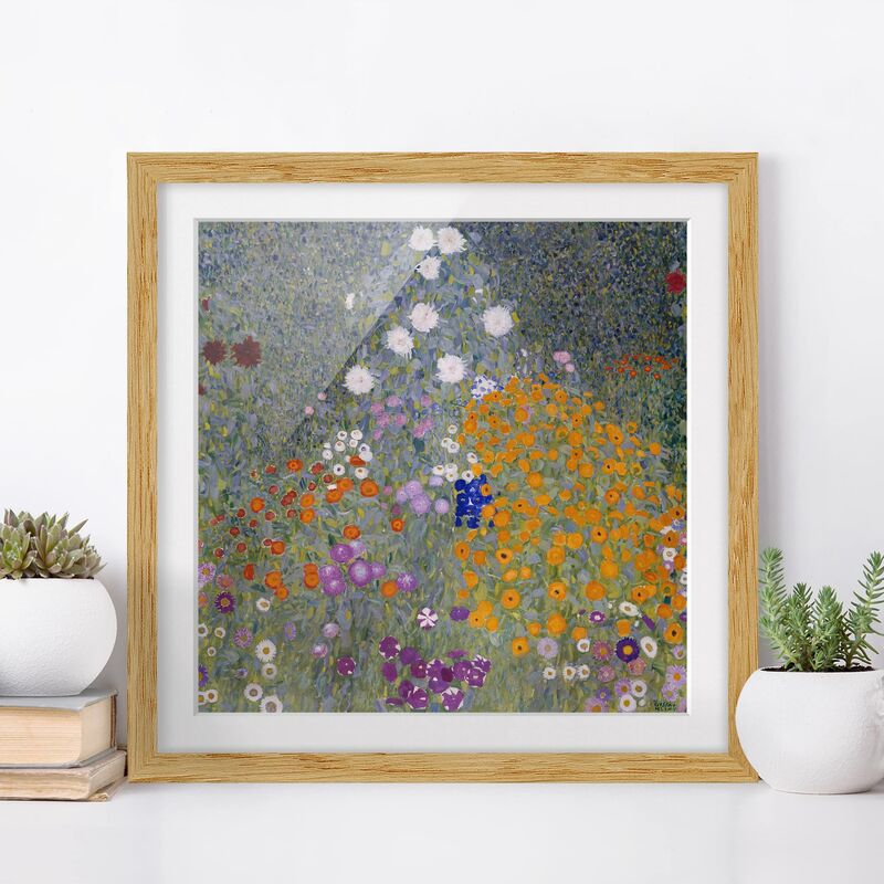 Póster enmarcado - Gustav Klimt - Cottage Garden Dimensión LxA: 70cm x 70cm, Marco: Roble
Póster enmarcado - Gustav Klimt - Cottage Garden Dimensión LxA: 70cm x 70cm, Marco: Roble