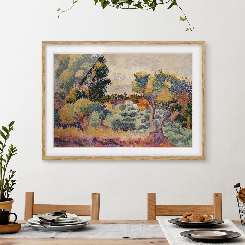 Póster enmarcado - Henri-Edmond Cross - Eucalyptus And Olive Grove Dimensión LxA: 50cm x 70cm, Marco: Roble
Póster enmarcado - Henri-Edmond Cross - Eucalyptus And Olive Grove Dimensión LxA: 50cm x 70cm, Marco: Roble