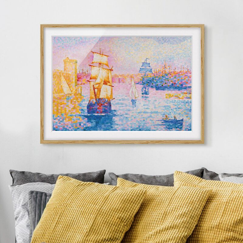 Póster enmarcado - Henri-Edmond Cross - Port De Marseille Dimensión LxA: 40cm x 55cm, Marco: Roble
Póster enmarcado - Henri-Edmond Cross - Port De Marseille Dimensión LxA: 40cm x 55cm, Marco: Roble
