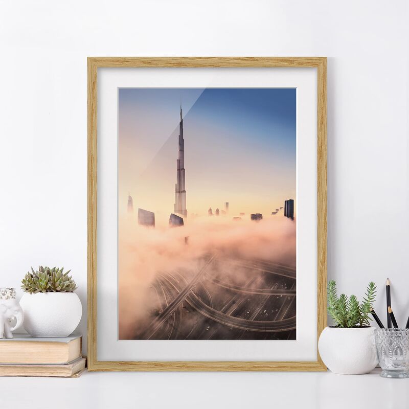 Póster enmarcado - Heavenly skyline di Dubai Dimensión LxA: 24cm x 18cm, Marco: Roble
Póster enmarcado - Heavenly skyline di Dubai Dimensión LxA: 24cm x 18cm, Marco: Roble