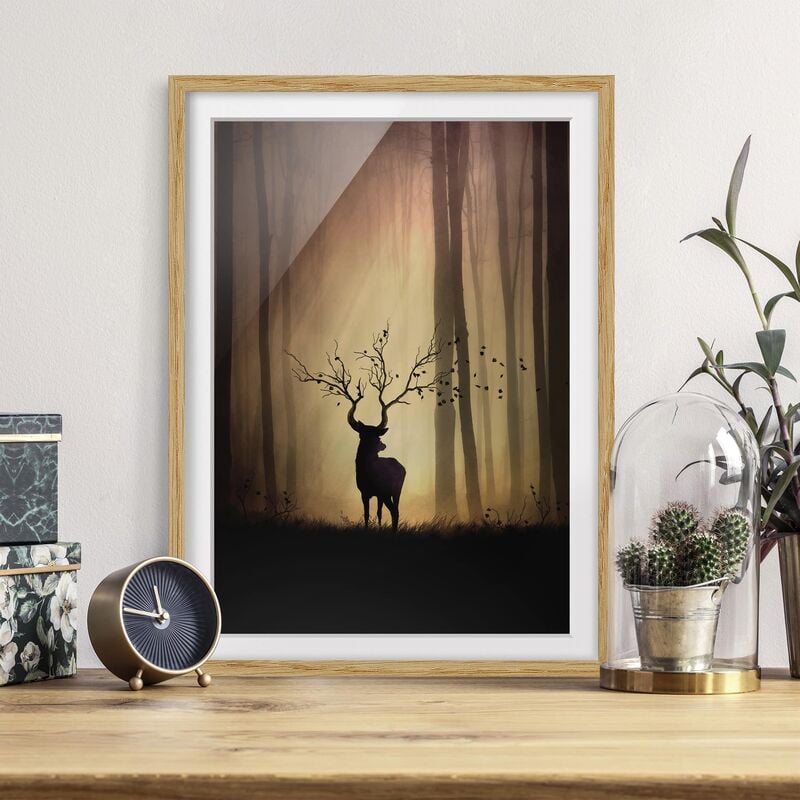 Póster enmarcado - Il Signore della Foresta Dimensión LxA: 24cm x 18cm, Marco: Roble
Póster enmarcado - Il Signore della Foresta Dimensión LxA: 24cm x 18cm, Marco: Roble