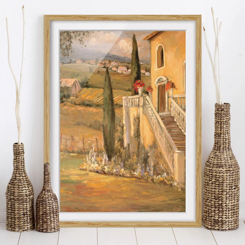 Póster enmarcado - Campagna Italiana - Portico Dimensión LxA: 100cm x 70cm, Marco: Roble
Póster enmarcado - Campagna Italiana - Portico Dimensión LxA: 100cm x 70cm, Marco: Roble
