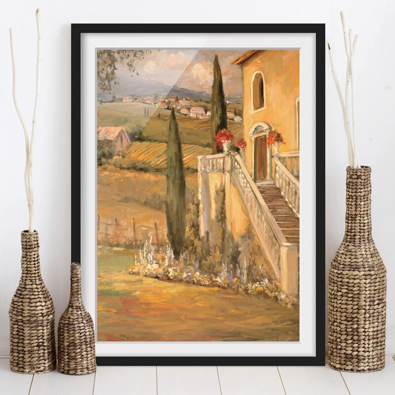 Póster enmarcado - Campagna Italiana - Portico Dimensión LxA: 55cm x 40cm, Marco: Negro
Póster enmarcado - Campagna Italiana - Portico Dimensión LxA: 55cm x 40cm, Marco: Negro