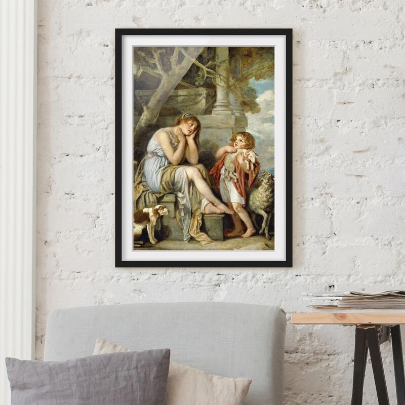 Póster enmarcado - Jean Baptiste Greuze - L'Agneau Chéri Dimensión LxA: 55cm x 40cm, Marco: Negro
Póster enmarcado - Jean Baptiste Greuze - L'Agneau Chéri Dimensión LxA: 55cm x 40cm, Marco: Negro