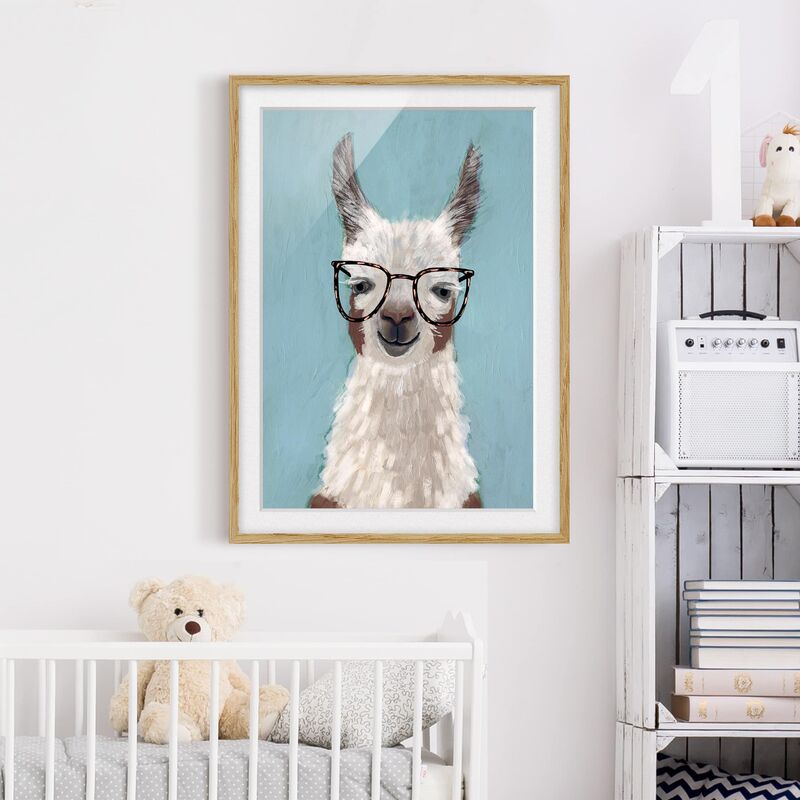 Póster enmarcado - Lama Con Gli Occhiali Ii Dimensión LxA: 40cm x 30cm, Marco: Roble
Póster enmarcado - Lama Con Gli Occhiali Ii Dimensión LxA: 40cm x 30cm, Marco: Roble