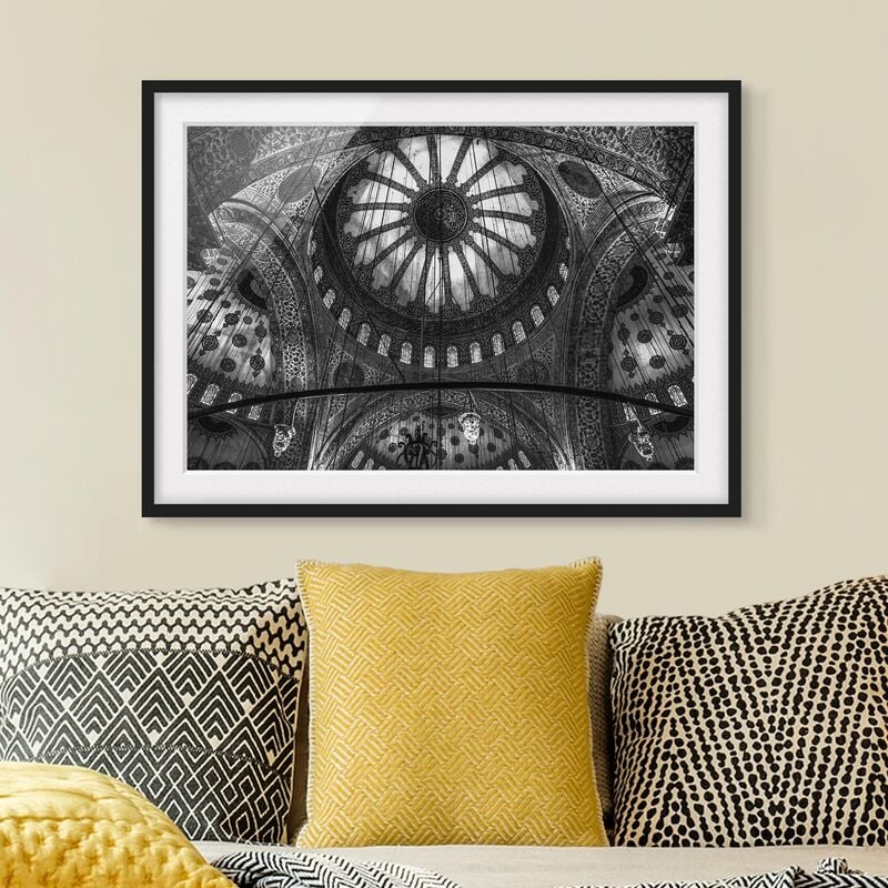 Póster enmarcado - Le cupole della Moschea Blu Dimensión LxA: 70cm x 100cm, Marco: Negro
Póster enmarcado - Le cupole della Moschea Blu Dimensión LxA: 70cm x 100cm, Marco: Negro