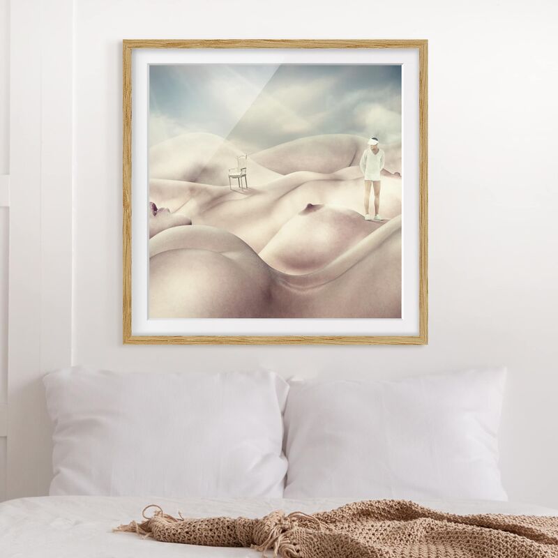 Póster enmarcado - Landscape With Nude Portrait Dimensión LxA: 70cm x 70cm, Marco: Roble
Póster enmarcado - Landscape With Nude Portrait Dimensión LxA: 70cm x 70cm, Marco: Roble