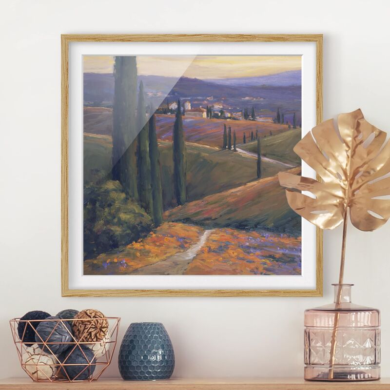 Póster enmarcado - Landscape In The Afternoon I Dimensión LxA: 20cm x 20cm, Marco: Roble
Póster enmarcado - Landscape In The Afternoon I Dimensión LxA: 20cm x 20cm, Marco: Roble