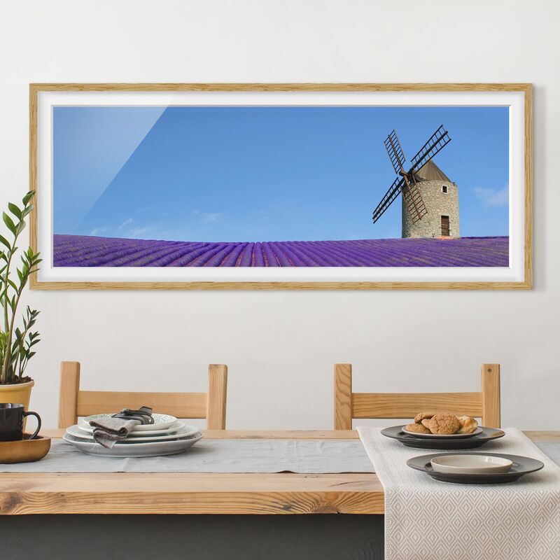 Póster enmarcado - Profumo Di Lavanda In Provenza Dimensión LxA: 50cm x 130cm, Marco: Roble
Póster enmarcado - Profumo Di Lavanda In Provenza Dimensión LxA: 50cm x 130cm, Marco: Roble