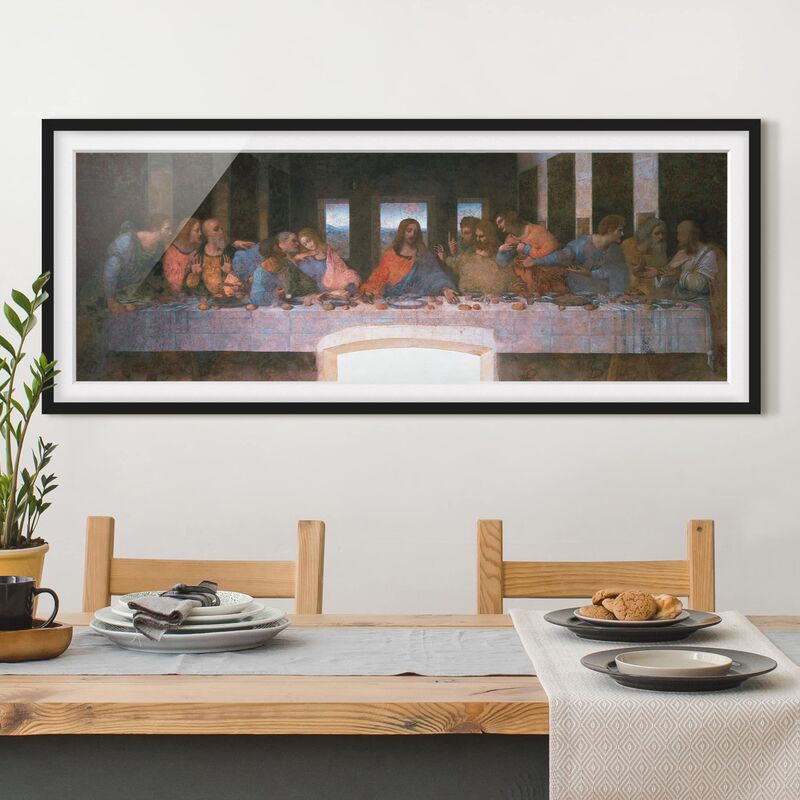 Póster enmarcado - Leonardo Da Vinci - L'Ultima Cena Dimensión LxA: 30cm x 75cm, Marco: Negro
Póster enmarcado - Leonardo Da Vinci - L'Ultima Cena Dimensión LxA: 30cm x 75cm, Marco: Negro