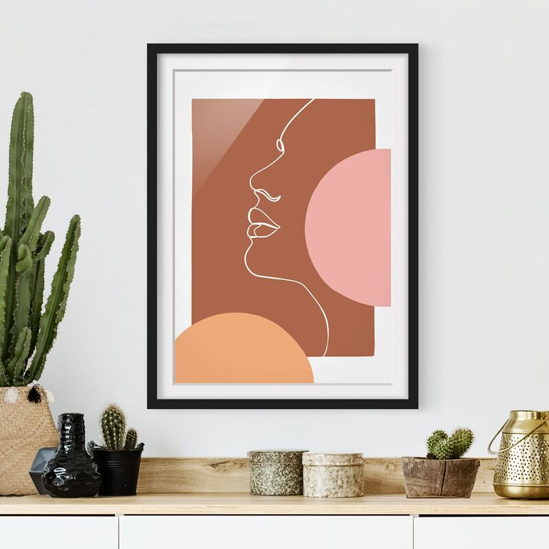 Póster enmarcado - Line art ritratto Donna Brown Dimensión LxA: 55cm x 40cm, Marco: Negro
Póster enmarcado - Line art ritratto Donna Brown Dimensión LxA: 55cm x 40cm, Marco: Negro