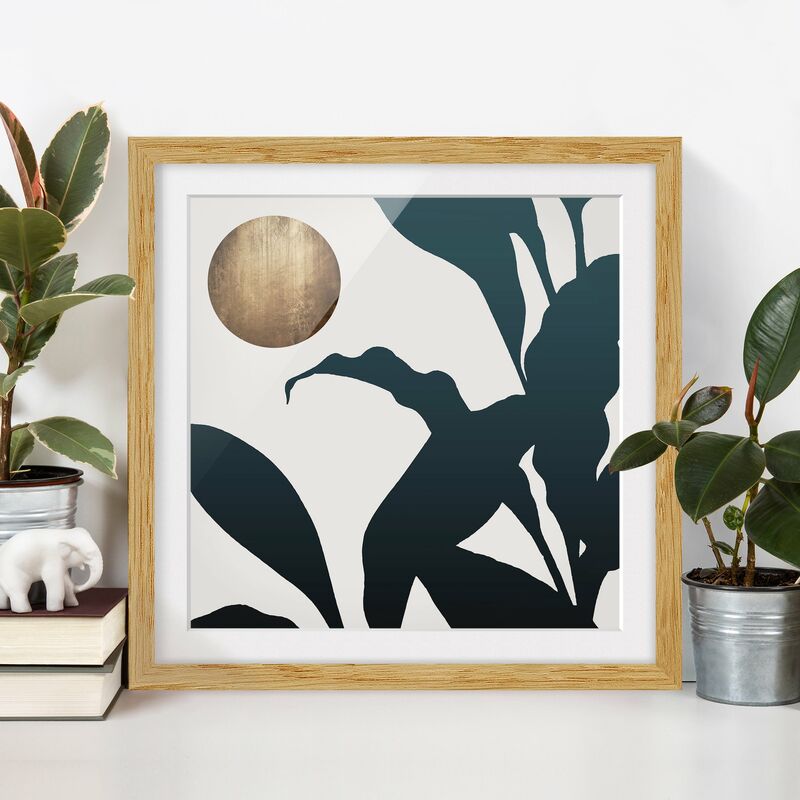 Póster enmarcado - Luna dorata nella giungla Dimensión LxA: 30cm x 30cm, Marco: Roble
Póster enmarcado - Luna dorata nella giungla Dimensión LxA: 30cm x 30cm, Marco: Roble
