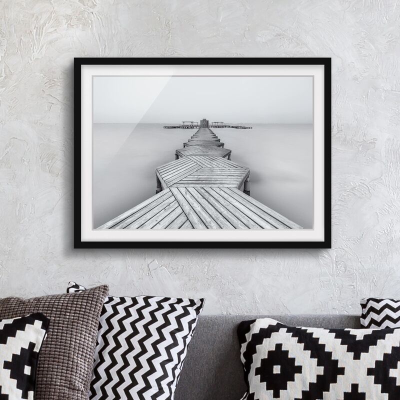 Póster enmarcado - Molo in legno Bianco e nero Dimensión LxA: 30cm x 40cm, Marco: Negro
Póster enmarcado - Molo in legno Bianco e nero Dimensión LxA: 30cm x 40cm, Marco: Negro