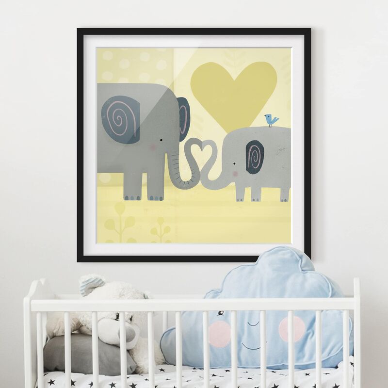 Póster enmarcado - Mum And I - Elephants Dimensión LxA: 50cm x 50cm, Marco: Negro
Póster enmarcado - Mum And I - Elephants Dimensión LxA: 50cm x 50cm, Marco: Negro