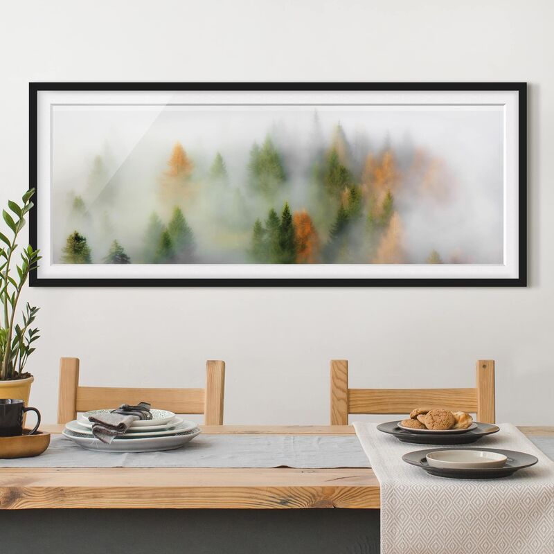 Póster enmarcado - Nube di foresta in autunno Dimensión LxA: 20cm x 50cm, Marco: Negro
Póster enmarcado - Nube di foresta in autunno Dimensión LxA: 20cm x 50cm, Marco: Negro