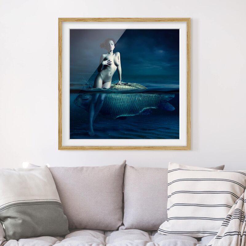 Póster enmarcado - Nude With Fish Dimensión LxA: 70cm x 70cm, Marco: Roble
Póster enmarcado - Nude With Fish Dimensión LxA: 70cm x 70cm, Marco: Roble