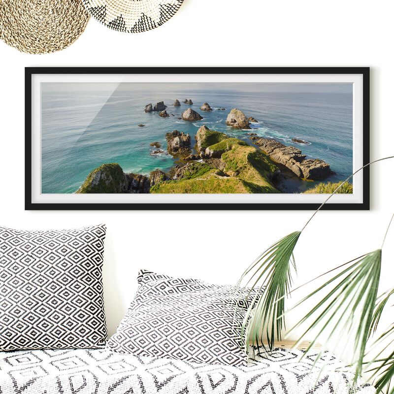 Póster enmarcado - Nugget Point In Nuova Zelanda Dimensión LxA: 30cm x 75cm, Marco: Negro
Póster enmarcado - Nugget Point In Nuova Zelanda Dimensión LxA: 30cm x 75cm, Marco: Negro