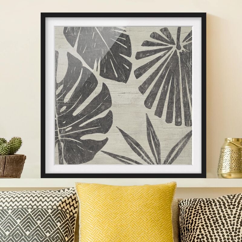 Póster enmarcado - Palm Leaves In Front Of Light Gray Dimensión LxA: 20cm x 20cm, Marco: Negro
Póster enmarcado - Palm Leaves In Front Of Light Gray Dimensión LxA: 20cm x 20cm, Marco: Negro