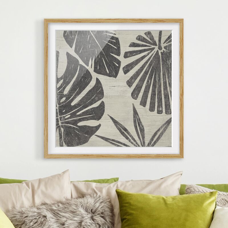 Póster enmarcado - Palm Leaves In Front Of Light Gray Dimensión LxA: 20cm x 20cm, Marco: Roble
Póster enmarcado - Palm Leaves In Front Of Light Gray Dimensión LxA: 20cm x 20cm, Marco: Roble