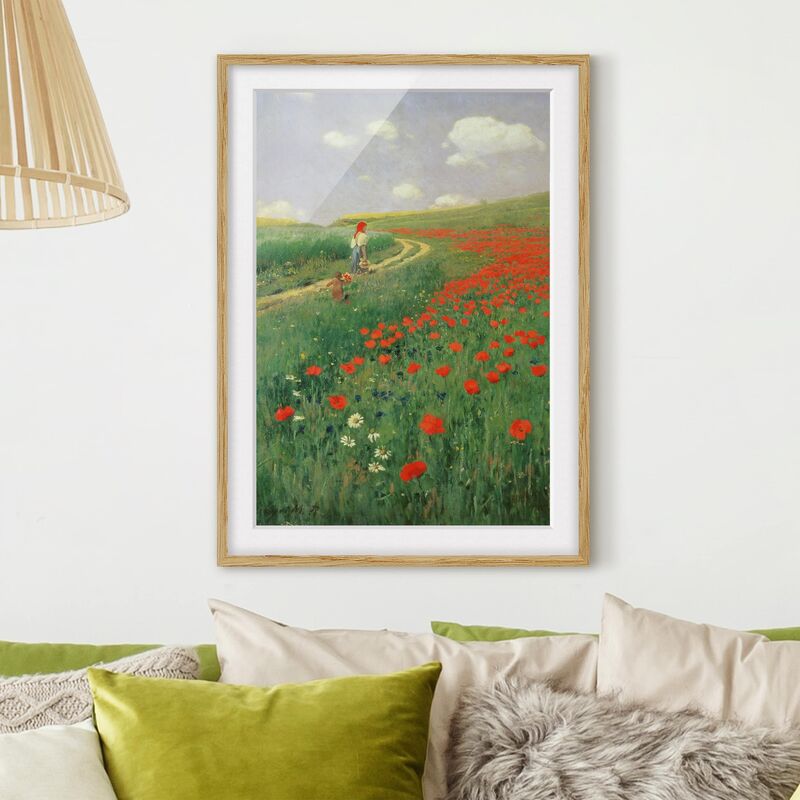 Póster enmarcado - Pál Szinyei-Merse - Paesaggio estivo con una fioritura di papavero Dimensión LxA: 24cm x 18cm, Marco: Roble
Póster enmarcado - Pál Szinyei-Merse - Paesaggio estivo con una fioritura di papavero Dimensión LxA: 24cm x 18cm, Marco: Roble
