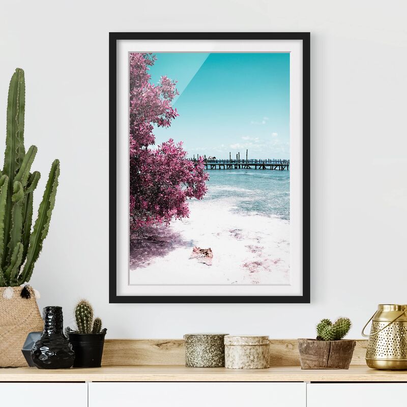 Póster enmarcado - Paradise Beach Isla Mujeres Dimensión LxA: 40cm x 30cm, Marco: Negro
Póster enmarcado - Paradise Beach Isla Mujeres Dimensión LxA: 40cm x 30cm, Marco: Negro