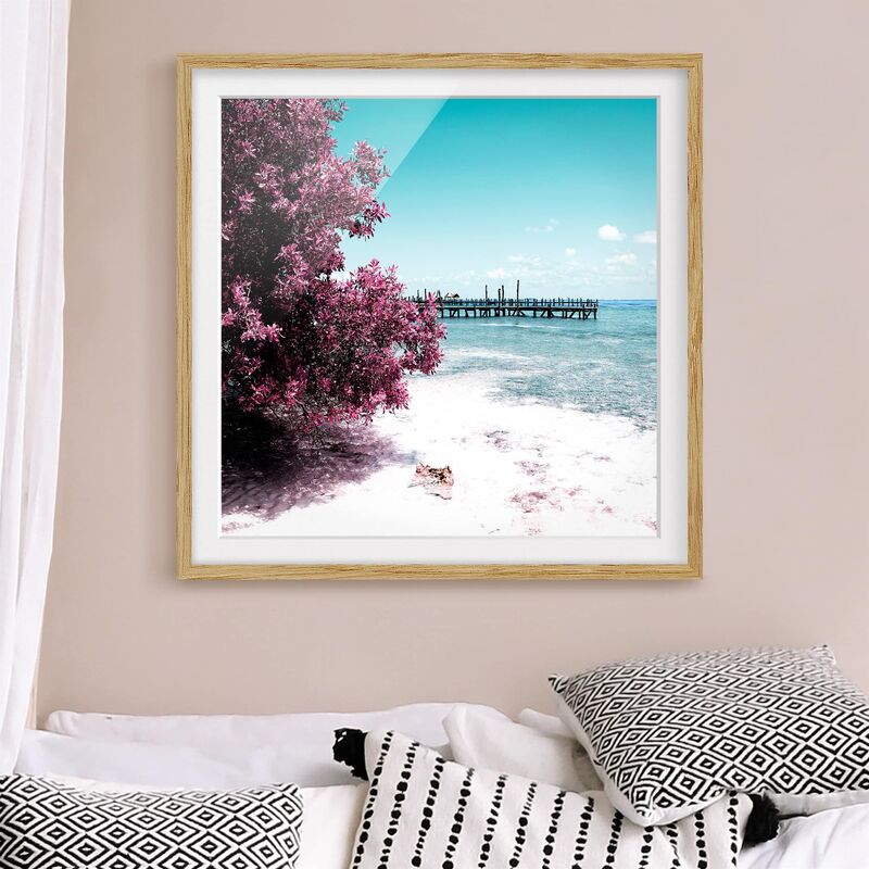 Póster enmarcado - Paradise Beach Isla Mujeres Dimensión LxA: 50cm x 50cm, Marco: Roble
Póster enmarcado - Paradise Beach Isla Mujeres Dimensión LxA: 50cm x 50cm, Marco: Roble
