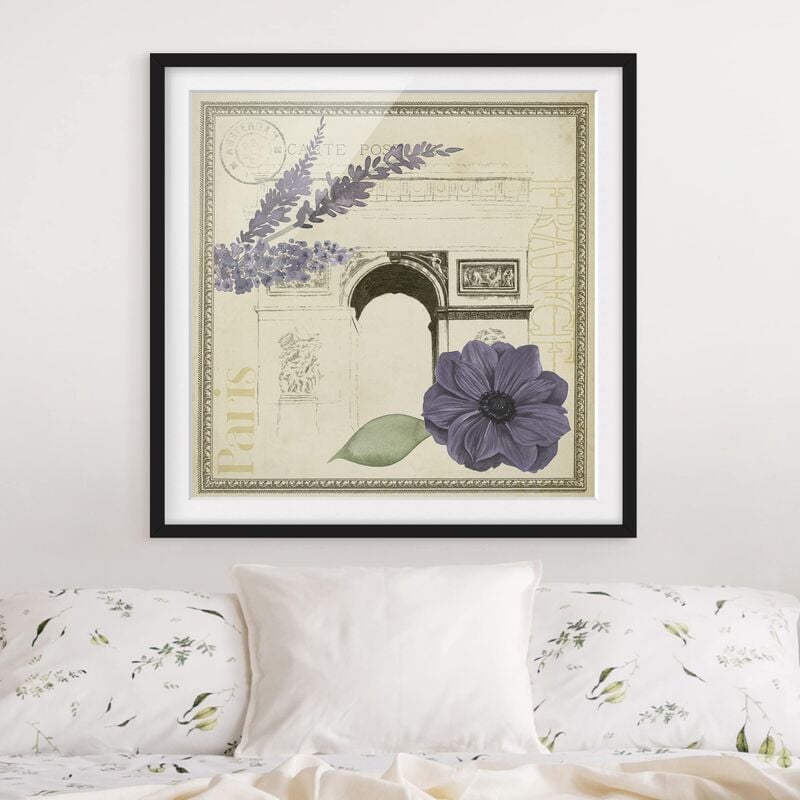 Póster enmarcado - Paris Collage Arc De Triomphe Dimensión LxA: 70cm x 70cm, Marco: Negro
Póster enmarcado - Paris Collage Arc De Triomphe Dimensión LxA: 70cm x 70cm, Marco: Negro