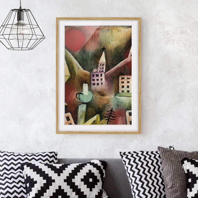 Póster enmarcado - Paul Klee - Destroyed Village Dimensión LxA: 100cm x 70cm, Marco: Roble
Póster enmarcado - Paul Klee - Destroyed Village Dimensión LxA: 100cm x 70cm, Marco: Roble