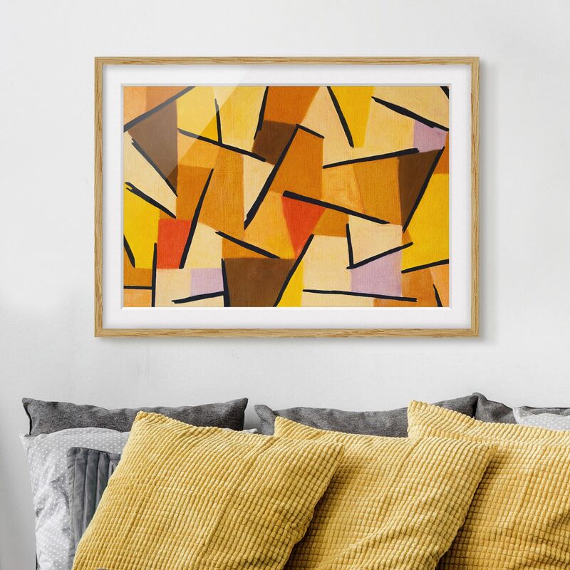 Póster enmarcado - Paul Klee - Harmonized Fight Dimensión LxA: 50cm x 70cm, Marco: Roble
Póster enmarcado - Paul Klee - Harmonized Fight Dimensión LxA: 50cm x 70cm, Marco: Roble