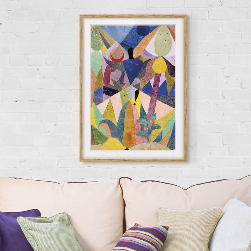 Póster enmarcado - Paul Klee - Mild Tropical Landscape Dimensión LxA: 70cm x 50cm, Marco: Roble
Póster enmarcado - Paul Klee - Mild Tropical Landscape Dimensión LxA: 70cm x 50cm, Marco: Roble