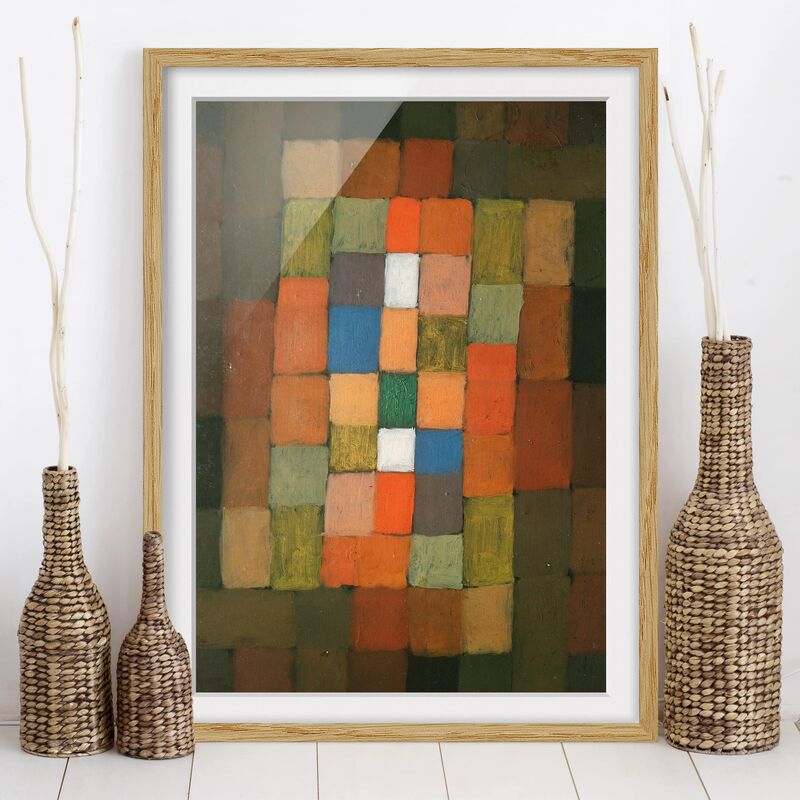 Póster enmarcado - Paul Klee - Static-Dynamic Increase Dimensión LxA: 40cm x 30cm, Marco: Roble
Póster enmarcado - Paul Klee - Static-Dynamic Increase Dimensión LxA: 40cm x 30cm, Marco: Roble