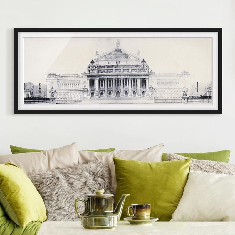Póster enmarcado - Prix De Rome Sketch Ii Dimensión LxA: 40cm x 100cm, Marco: Negro
Póster enmarcado - Prix De Rome Sketch Ii Dimensión LxA: 40cm x 100cm, Marco: Negro