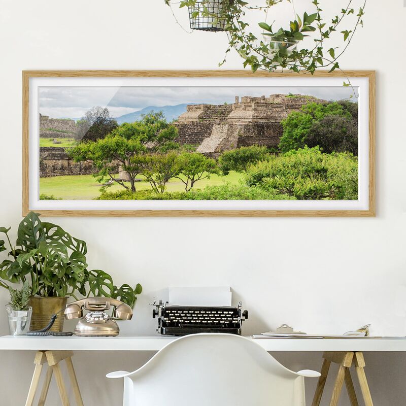 Póster enmarcado - Piramide Di Monte Alban Dimensión LxA: 40cm x 100cm, Marco: Roble
Póster enmarcado - Piramide Di Monte Alban Dimensión LxA: 40cm x 100cm, Marco: Roble