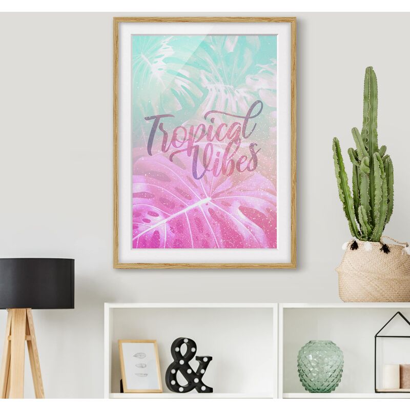 Póster enmarcado - Rainbow - Tropical Vibes Dimensión LxA: 100cm x 70cm, Marco: Roble
Póster enmarcado - Rainbow - Tropical Vibes Dimensión LxA: 100cm x 70cm, Marco: Roble