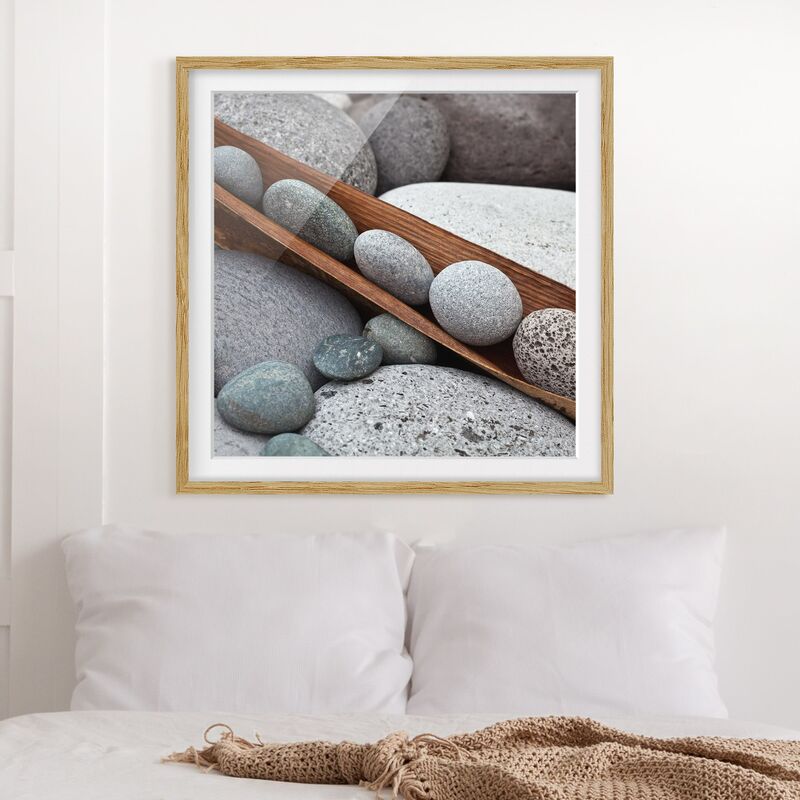 Póster enmarcado - Ancora Vita Con Grey Stones Dimensión LxA: 20cm x 20cm, Marco: Roble
Póster enmarcado - Ancora Vita Con Grey Stones Dimensión LxA: 20cm x 20cm, Marco: Roble