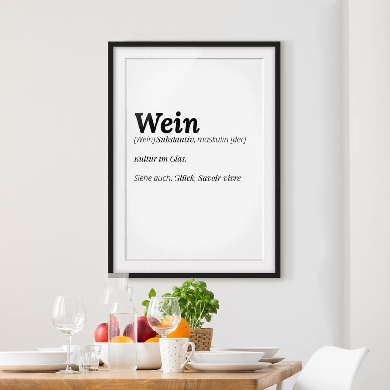 Póster enmarcado - The Definition Of Wine Dimensión LxA: 70cm x 50cm, Marco: Negro
Póster enmarcado - The Definition Of Wine Dimensión LxA: 70cm x 50cm, Marco: Negro
