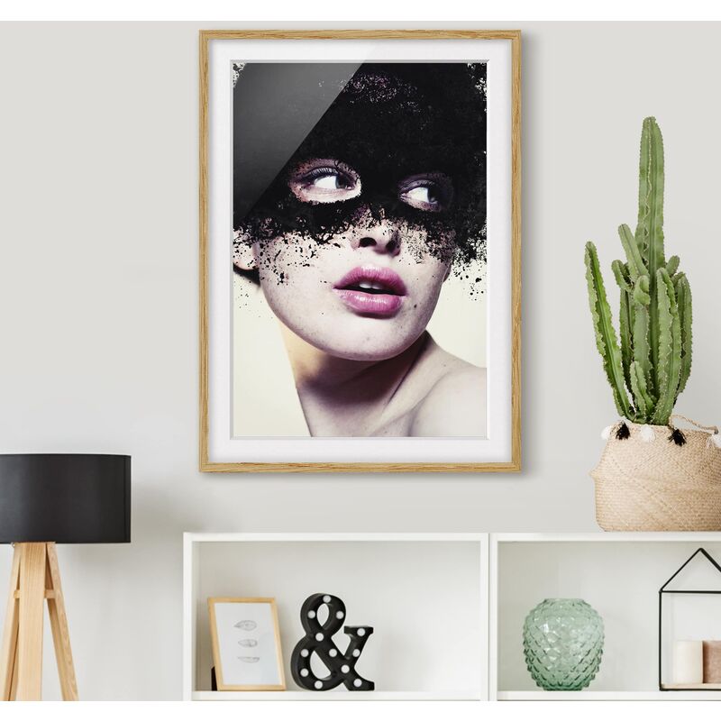 Póster enmarcado - The Girl With The Black Mask Dimensión LxA: 55cm x 40cm, Marco: Roble
Póster enmarcado - The Girl With The Black Mask Dimensión LxA: 55cm x 40cm, Marco: Roble