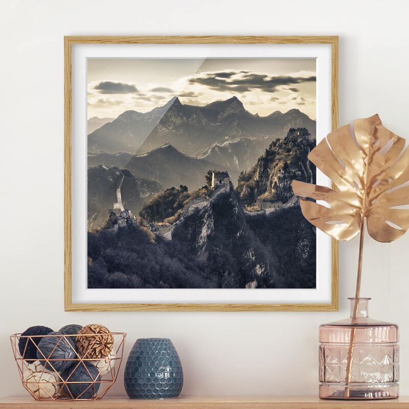 Póster enmarcado - The Great Chinese Wall Dimensión LxA: 70cm x 70cm, Marco: Roble
Póster enmarcado - The Great Chinese Wall Dimensión LxA: 70cm x 70cm, Marco: Roble