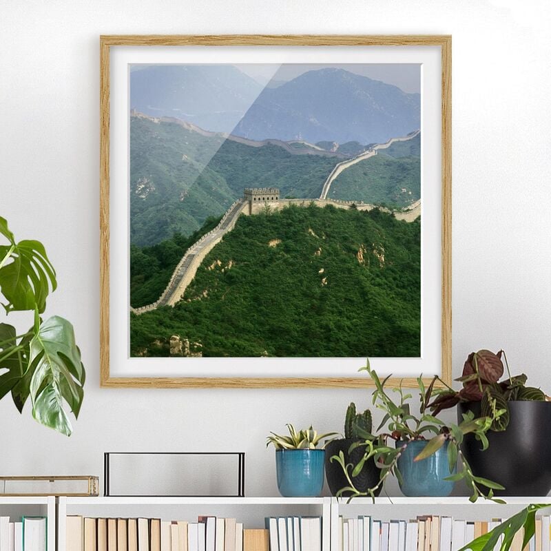Póster enmarcado - The Great Wall Of China In The Green Dimensión LxA: 50cm x 50cm, Marco: Roble
Póster enmarcado - The Great Wall Of China In The Green Dimensión LxA: 50cm x 50cm, Marco: Roble