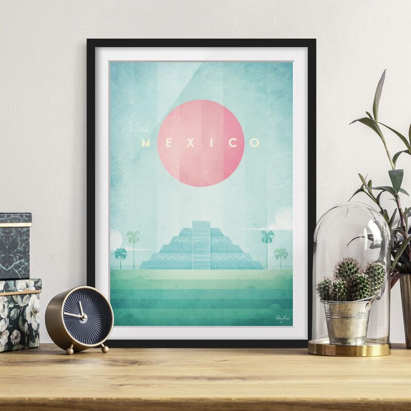 Póster enmarcado - Poster di viaggio - Messico Dimensión LxA: 55cm x 40cm, Marco: Negro
Póster enmarcado - Poster di viaggio - Messico Dimensión LxA: 55cm x 40cm, Marco: Negro