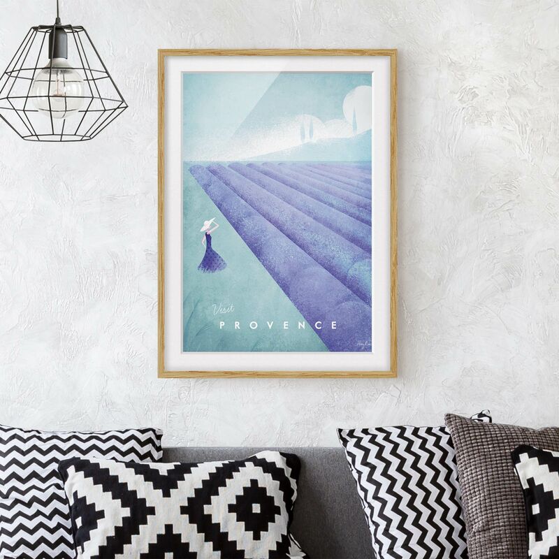 Póster enmarcado - Poster Viaggi - Provenza Dimensión LxA: 55cm x 40cm, Marco: Roble
Póster enmarcado - Poster Viaggi - Provenza Dimensión LxA: 55cm x 40cm, Marco: Roble