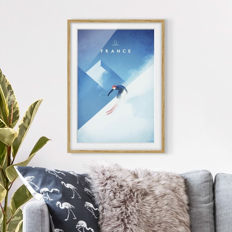 Póster enmarcado - Viaggi Poster - Sciare in Francia Dimensión LxA: 70cm x 50cm, Marco: Roble
Póster enmarcado - Viaggi Poster - Sciare in Francia Dimensión LxA: 70cm x 50cm, Marco: Roble