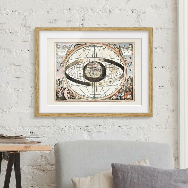 Póster enmarcado - D'antiquariato Stella Atlas Dimensión LxA: 40cm x 55cm, Marco: Roble
Póster enmarcado - D'antiquariato Stella Atlas Dimensión LxA: 40cm x 55cm, Marco: Roble