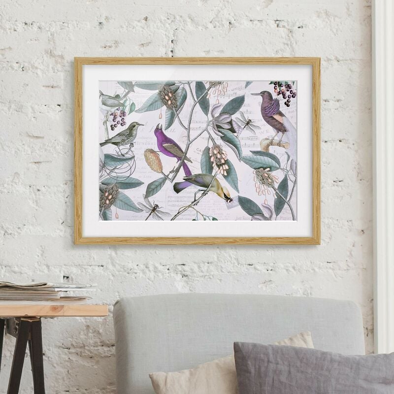 Póster enmarcado - Vintage Collage - Nostalgic Birds Dimensión LxA: 50cm x 70cm, Marco: Roble
Póster enmarcado - Vintage Collage - Nostalgic Birds Dimensión LxA: 50cm x 70cm, Marco: Roble