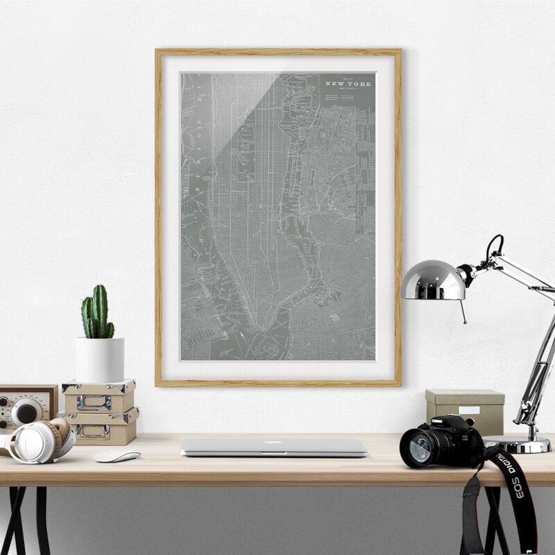 Póster enmarcado - Vintage mappa di New York Manhattan Dimensión LxA: 100cm x 70cm, Marco: Roble
Póster enmarcado - Vintage mappa di New York Manhattan Dimensión LxA: 100cm x 70cm, Marco: Roble