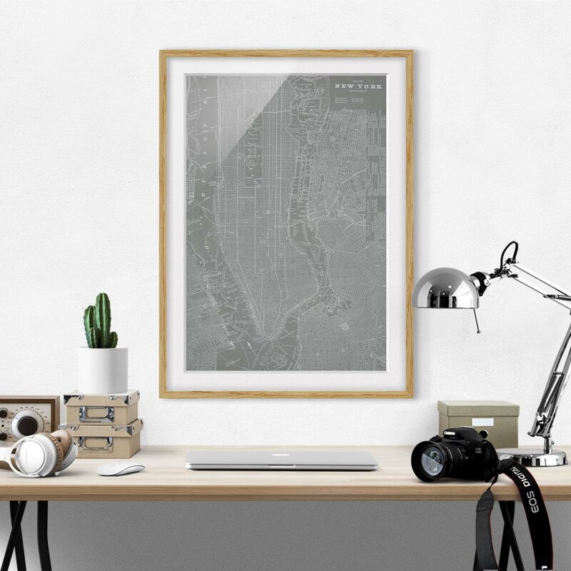 Póster enmarcado - Vintage mappa di New York Manhattan Dimensión LxA: 55cm x 40cm, Marco: Roble
Póster enmarcado - Vintage mappa di New York Manhattan Dimensión LxA: 55cm x 40cm, Marco: Roble